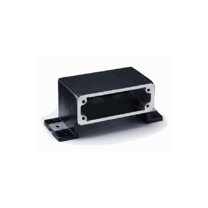 Embase en saillie 24B, Aluminium moulé sous pression, IP68/IP69K, Sortie horizontale, M32